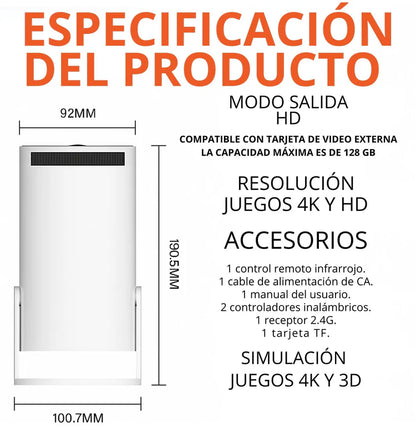 Proyector Portátil HY 300 - HD