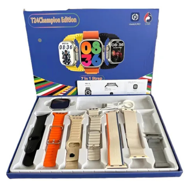 SMARTWATCH T24 - 7 CORREAS EN 1