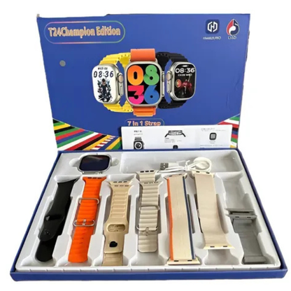 SMARTWATCH T24 - 7 CORREAS EN 1