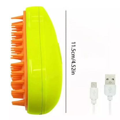Cepillo Vapor Para Mascotas 3 En 1